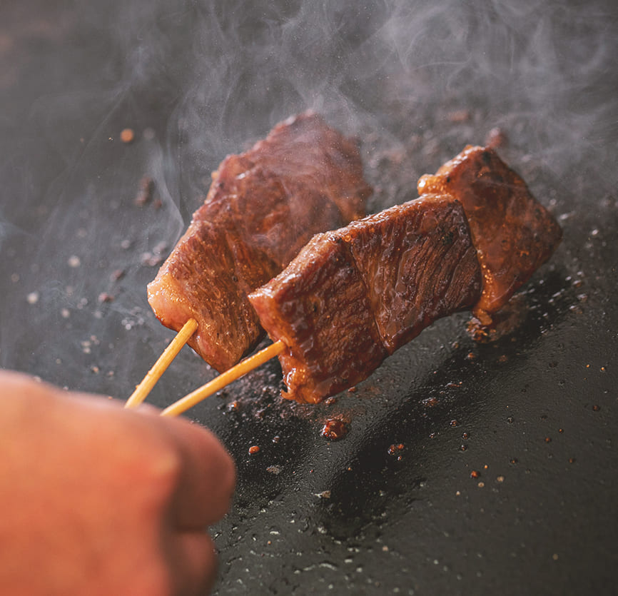 焼きシーン